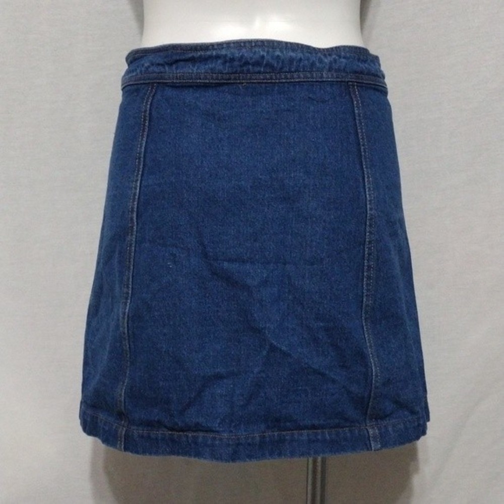 Sans Souci Blue Denim Mini Skirt - Picture 5 of 6